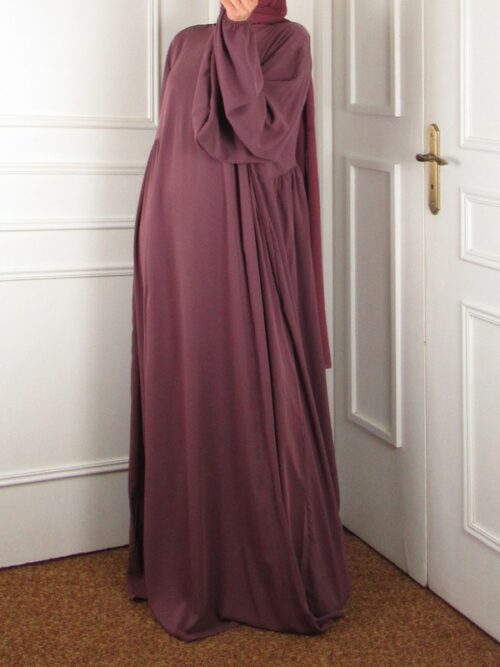Robe grande taille - Mauve