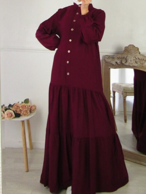 Robe Iris - Bordeaux