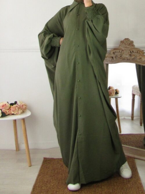 Robe Nora - Vert kaki