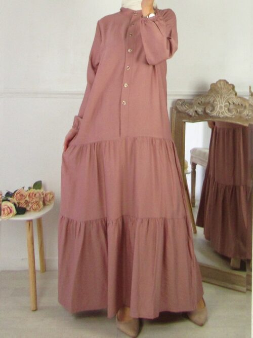 Robe Iris - Vieux Rose