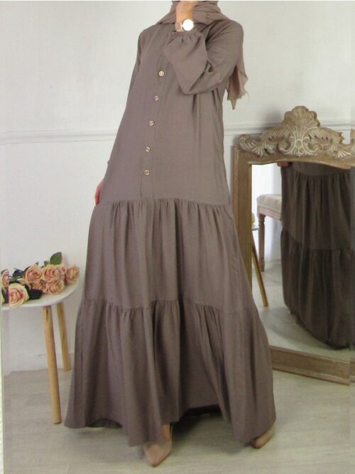 Robe Iris - Taupe