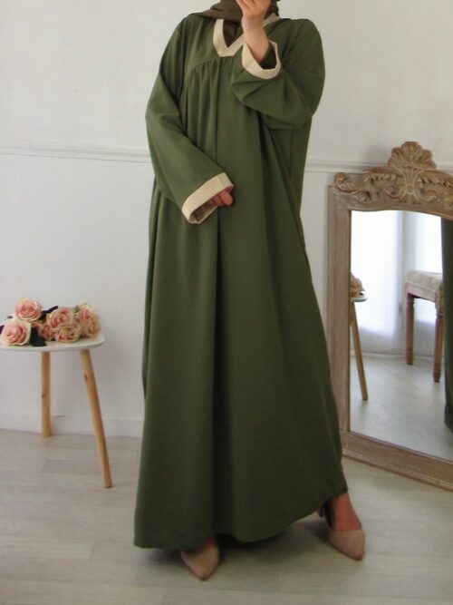 Robe Selma - Vert kaki