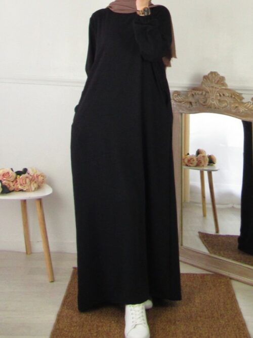 Robe avec poches - Noir