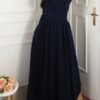 Robe élégance - Bleu Marine