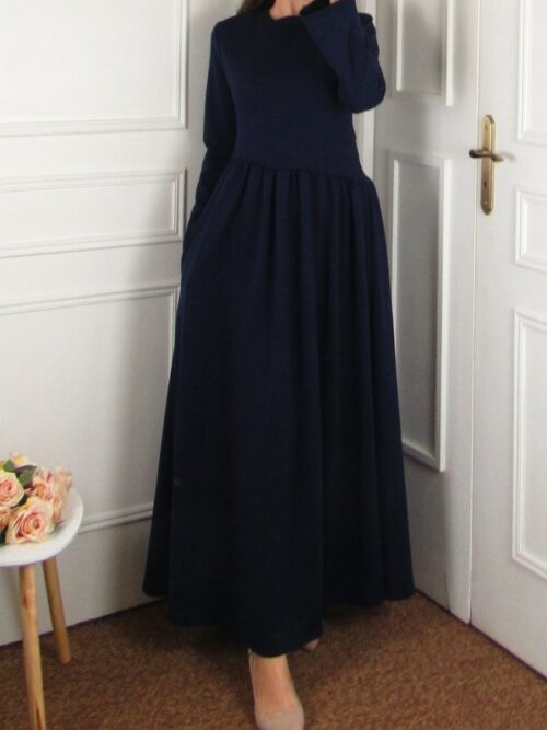 Robe élégance - Bleu Marine