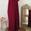Robe Amalia - Rouge bordeaux
