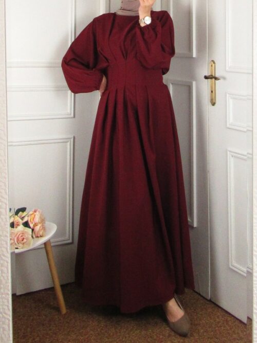 Robe Iris - Bordeaux