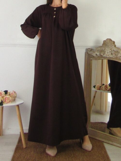 Robe Amalia - Marron