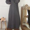 Robe Eline - Gris souris