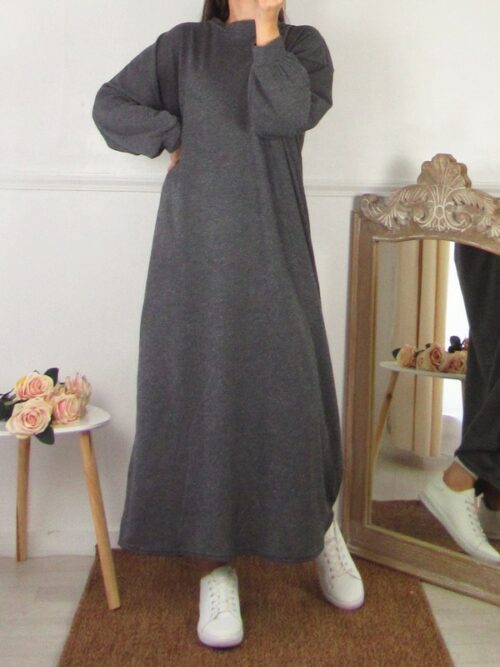 Robe Eline - Gris souris