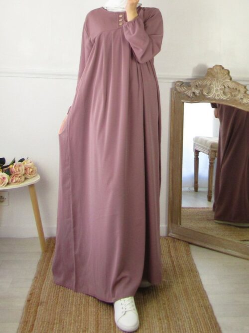 Robe Houda - Mauve