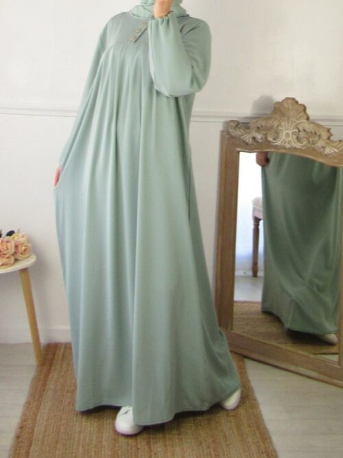 Robe Houda - Vert d'eau