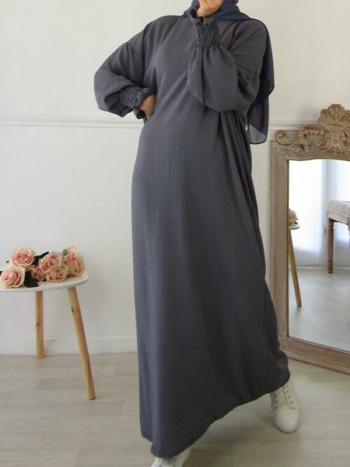 Robe Yasna - Gris souris