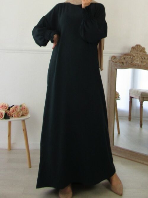 Robe Yasna - Vert émeraude