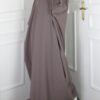 Robe papillon - Taupe