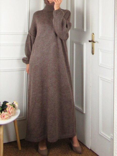 Robe pull Selma - Taupe