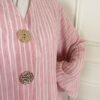 Robe Line - Rose/Blanc