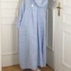 Robe Line - Bleu clair/Blanc