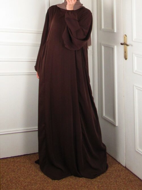 Robe grande taille - Marron