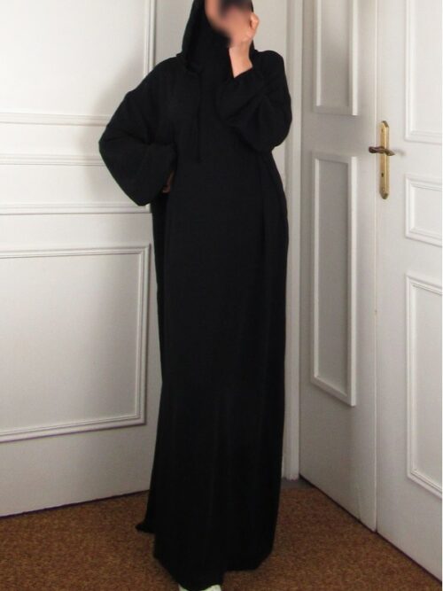 Robe à capuche - Noir