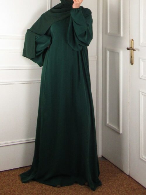 Robe grande taille - Vert émeraude