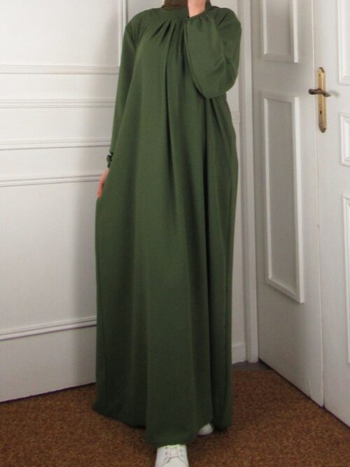 Robe Emna - Vert kaki