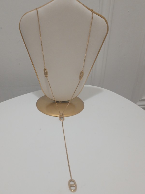 Sautoir en Y - Doré