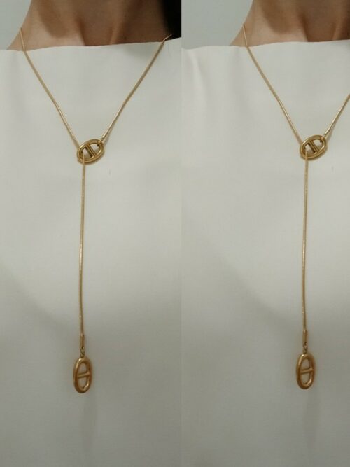 Sautoir coulissant - Doré