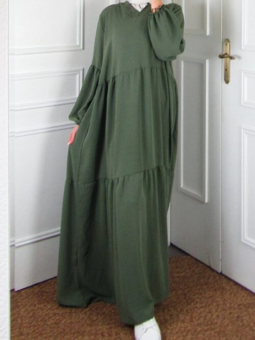 Robe Tania - Vert kaki