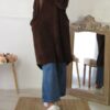 Tunique en velours - Marron