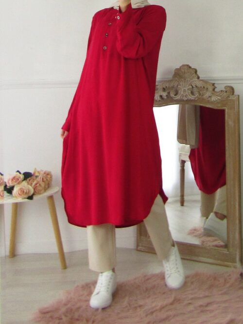 Tunique Célia - Rouge