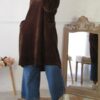 Tunique en velours - Marron