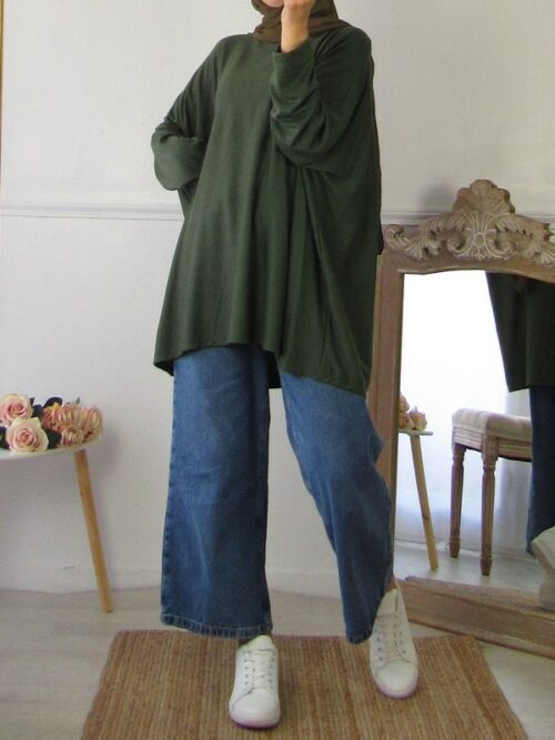 Tunique Célia - Vert kaki