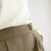 Pantalon taille haute - Taupe