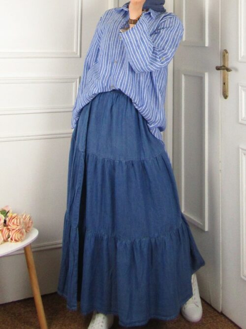 Jupe Denim - Bleu foncé